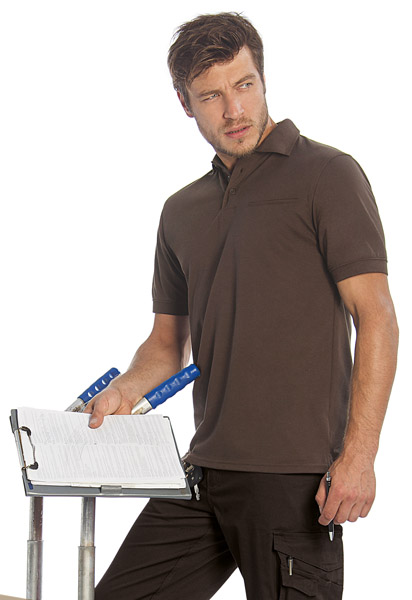 Polo lavoro pique M/C Uomo