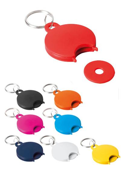 Portachiavi in Plastica con gettone